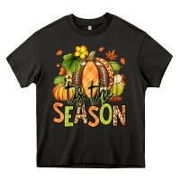 Asphalt Tis' the season Fall American Football Heavy Core Tee - RanaPortraitStore