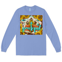 Colony Blue grateful cross Long Sleeve Tee - BarkalooDesign