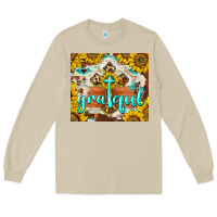 Mushroom grateful cross Long Sleeve Tee - BarkalooDesign