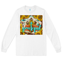 White grateful cross Long Sleeve Tee - BarkalooDesign