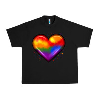 Black pride heart Urban Heavy Tee - JahusDesignShop