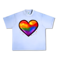 Grape Ice pride heart Urban Heavy Tee - JahusDesignShop