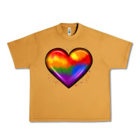 Peanut Butter pride heart Urban Heavy Tee - JahusDesignShop