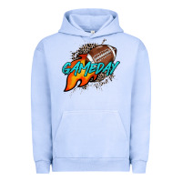 Pigment Grape Ice Game day leopard fire and ball Urban Hoodie - HowdyJamesFarm