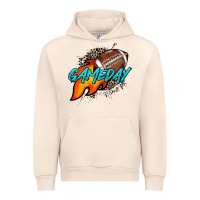 Sandshell Game day leopard fire and ball Urban Hoodie - HowdyJamesFarm