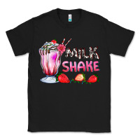 Black milkshake with strawberry Classic Tee - AdoDesignShop