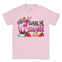 Bubblegum Pink milkshake with strawberry Classic Tee - AdoDesignShop
