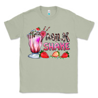 Matcha milkshake with strawberry Classic Tee - AdoDesignShop