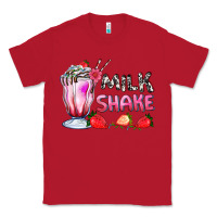 Red milkshake with strawberry Classic Tee - AdoDesignShop