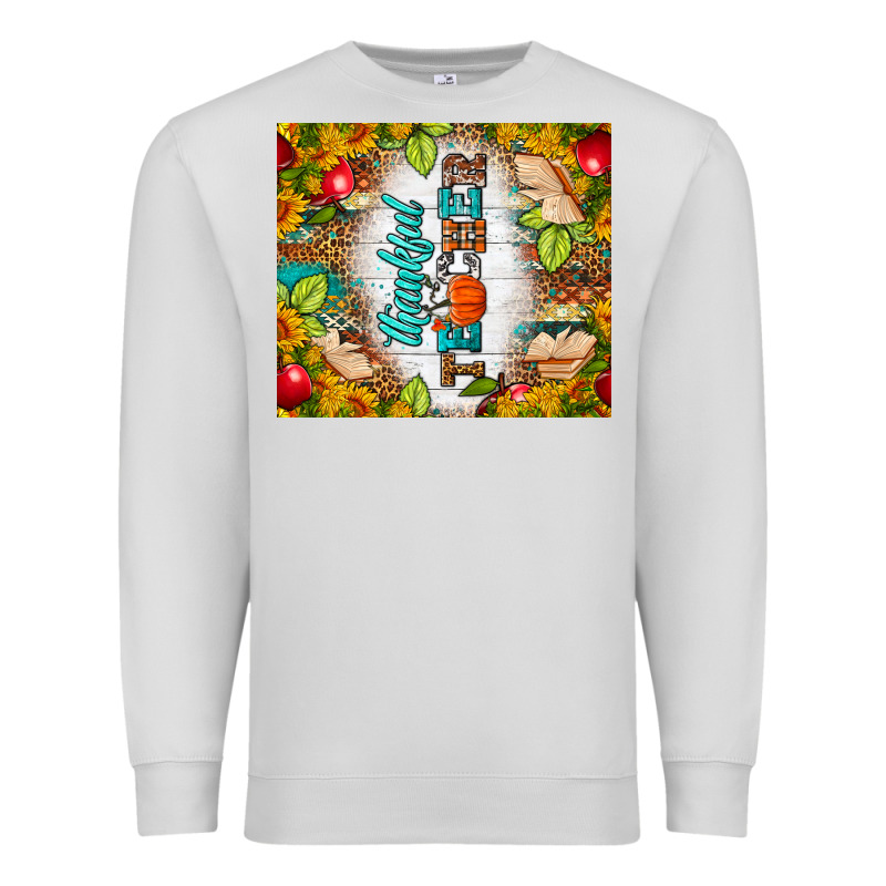 Thankful Teacher Fall Tumbler Premium Sweatshirt by BundleAndBundleShop | Teevron