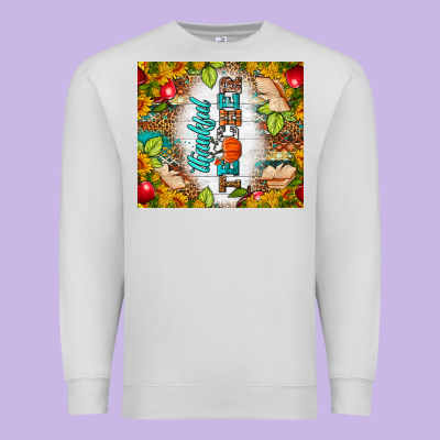 Thankful Teacher Fall Tumbler Premium Sweatshirt Designed By Bundleandbundleshop