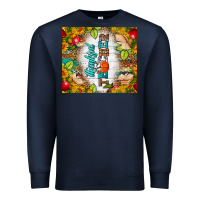 Navy thankful teacher fall tumbler Premium Sweatshirt - BundleAndBundleShop