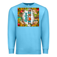 Ocean Blue thankful teacher fall tumbler Premium Sweatshirt - BundleAndBundleShop