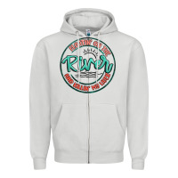 Dove Grey floatin on the river killin my liver Zipper Hoodie - MaliasSmallBusiness
