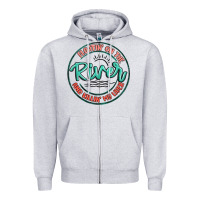 Heather Grey floatin on the river killin my liver Zipper Hoodie - MaliasSmallBusiness