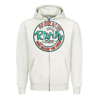Oatmeal Heather floatin on the river killin my liver Zipper Hoodie - MaliasSmallBusiness