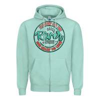 Seafoam floatin on the river killin my liver Zipper Hoodie - MaliasSmallBusiness