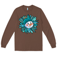 Chestnut cute snowman winter sunflower Long Sleeve Tee - Jasminsmagicworld