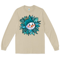 Mushroom cute snowman winter sunflower Long Sleeve Tee - Jasminsmagicworld