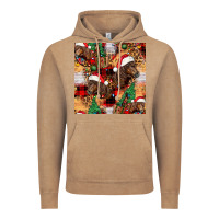 Vintage Coffee christmas horse leopard tartan Vintage Hoodie - FaDigitalArtStudio