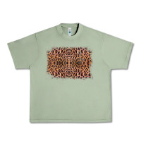 Oil Green Old Western Leopard Frame Urban Heavy Tee - Bettercallsaul