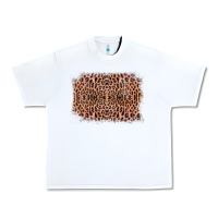 White Old Western Leopard Frame Urban Heavy Tee - Bettercallsaul