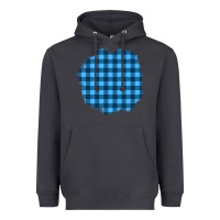 Smoke Winter Tartan Patch Heavyweight Hoodie - BundleAndBundleShop