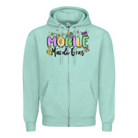 Mobile Mardi Gras Zipper Hoodie | Teevron