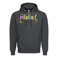 Smoke mobile mardi gras Zipper Hoodie - MaliasSmallBusiness
