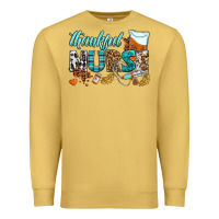 Antique Gold thankful nurse Premium Sweatshirt - BundleAndBundleShop