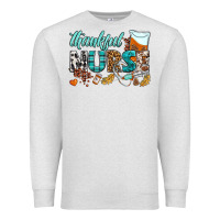 Oatmeal Heather thankful nurse Premium Sweatshirt - BundleAndBundleShop
