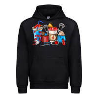 Black Lacrosse coffee cups Urban Hoodie - HowdyJamesFarm