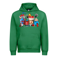 Emerald Lacrosse coffee cups Urban Hoodie - HowdyJamesFarm