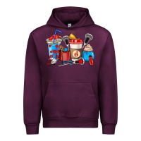 Mauve Wine Lacrosse coffee cups Urban Hoodie - HowdyJamesFarm