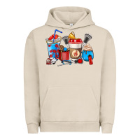 Pigment French Oak Lacrosse coffee cups Urban Hoodie - HowdyJamesFarm