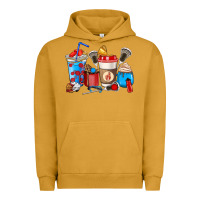 Pigment Peanut Butter Lacrosse coffee cups Urban Hoodie - HowdyJamesFarm