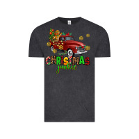 Vintage Black christmas junkie Vintage Tee - AdoDesignShop