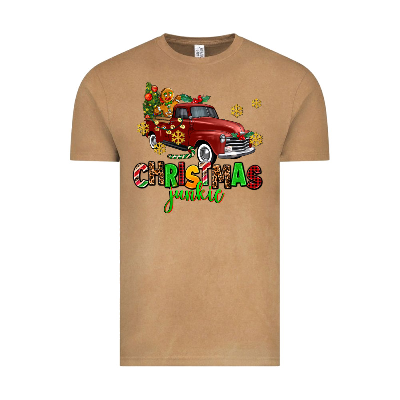 Christmas Junkie Vintage Tee by AdoDesignShop | Teevron