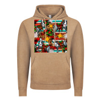 Vintage Coffee christmas horse leopard tartan Vintage Hoodie - FaDigitalArtStudio