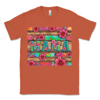 Copper mama with tie dye and flowers Classic Tee - Artiststas