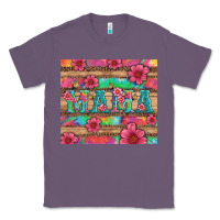 Lavender mama with tie dye and flowers Classic Tee - Artiststas