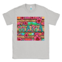 Moon Dust mama with tie dye and flowers Classic Tee - Artiststas