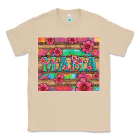 Mushroom mama with tie dye and flowers Classic Tee - Artiststas