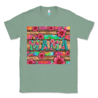 Sage mama with tie dye and flowers Classic Tee - Artiststas