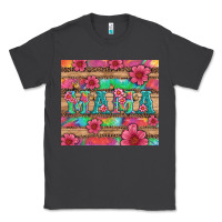 Smoke mama with tie dye and flowers Classic Tee - Artiststas