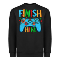 Black finish him Heavyweight Sweatshirt - JahusDesignShop