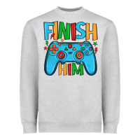 Finish Him Heavyweight Sweatshirt | Teevron