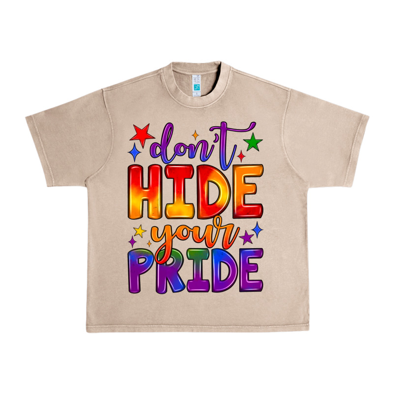 Don't Hide Your Pride Urban Heavy Tee by JahusDesignShop | Teevron