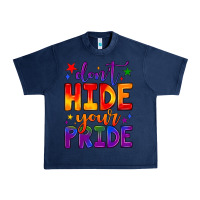 Navy don't hide your pride Urban Heavy Tee - JahusDesignShop