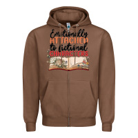 Chestnut emotionally attached to fictional characters Zipper Hoodie - MaliasSmallBusiness